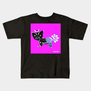 pink zafire cougar ecopop Kids T-Shirt